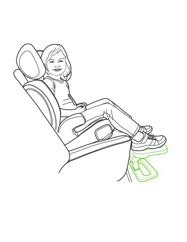 Kneeguardkids 4 - Apoio pés cadeiras auto