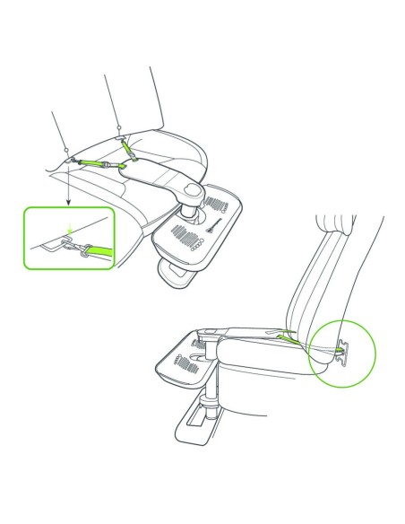 Kneeguardkids 4 - Apoio pés cadeiras auto