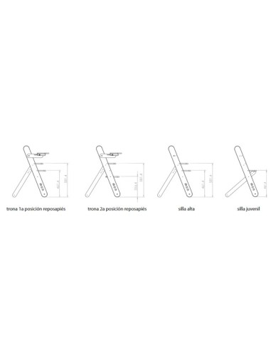 Micuna Cadeira Evolutiva Stick + almofada