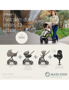Maxi-Cosi Pack Oxford Plus (com Alcofa Sense) + Pebble...