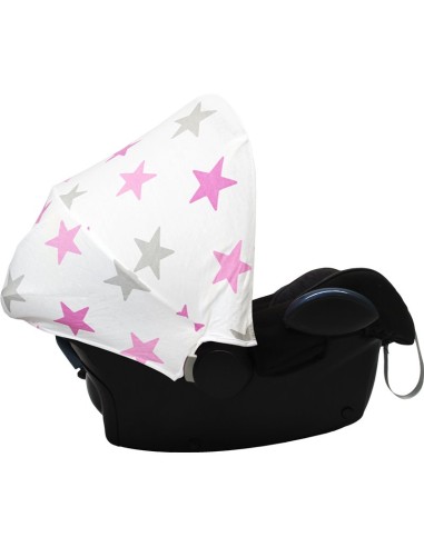 Dooky Capota Universal Estrelas Rosa