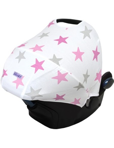 Dooky Capota Universal Estrelas Rosa