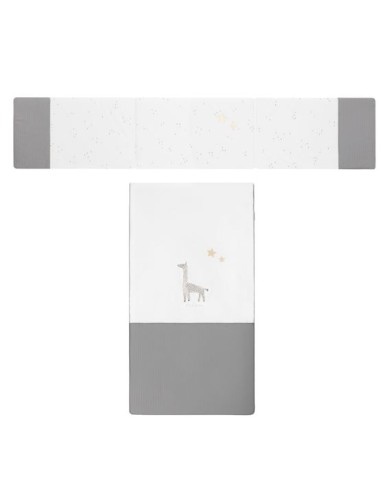 Petit Praia - Conjunto Rita Gris cama 60