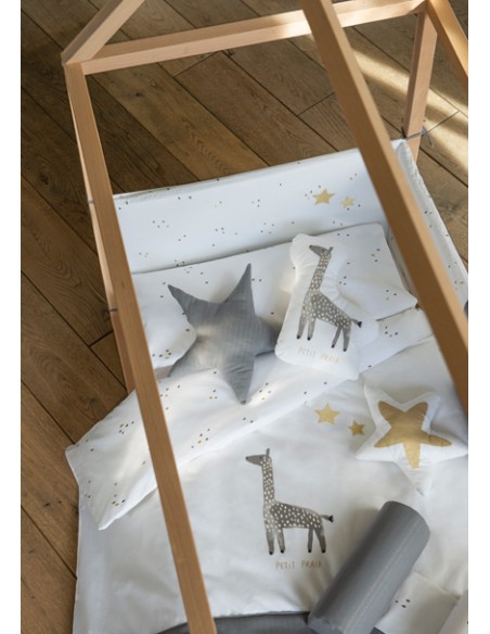 Petit Praia - Conjunto Rita Gris cama 60